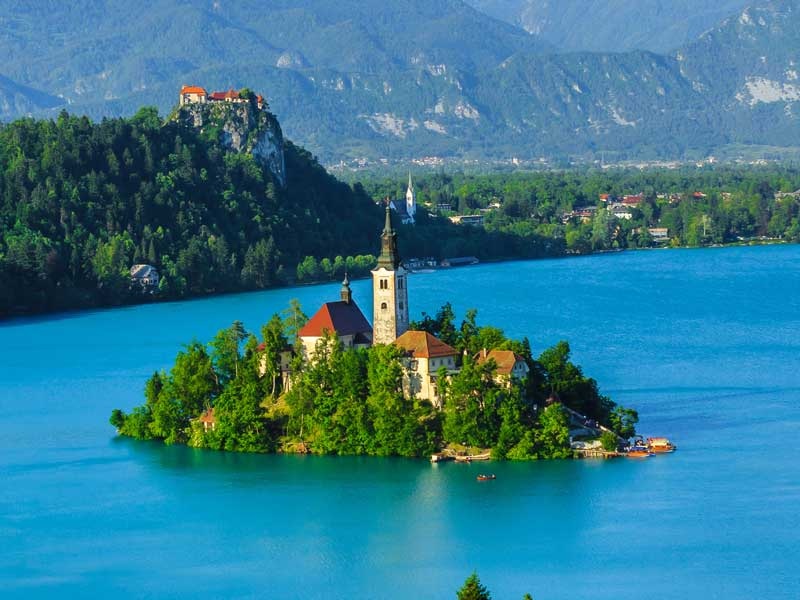 Church in Bled, a place to admire
